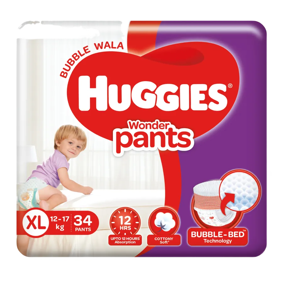 Huggies Wonder Pants Diaper, XL, 34 pants