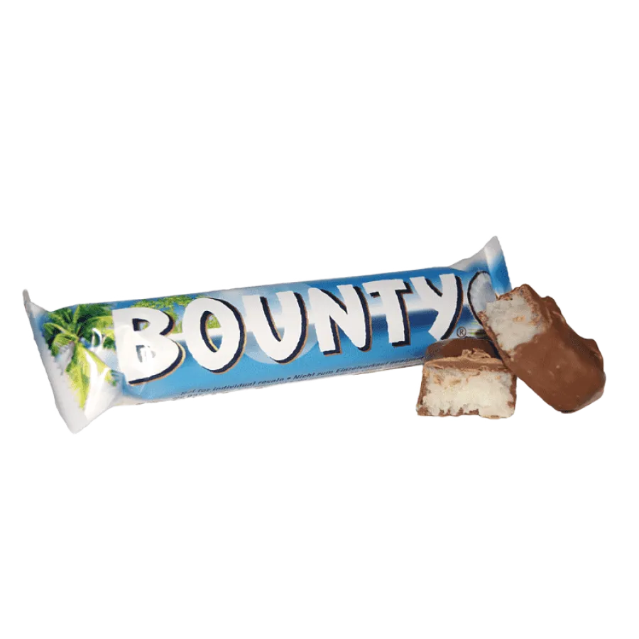 Bounty Coconut Filled Chocolate Bars, 57g