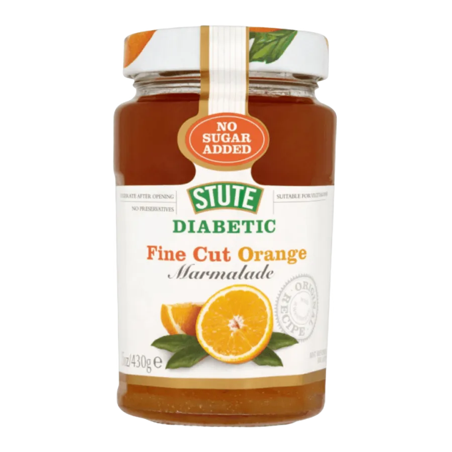 Stute No Sugar Added Thick Cut Orange Jam 430g